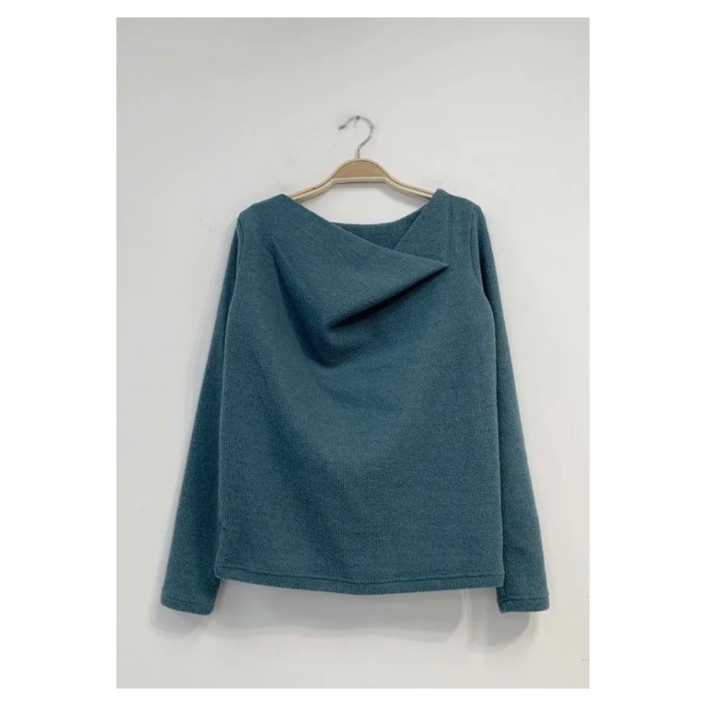 The “Ava” Knit Sweater in Ice Blue - Picture 3 of 4